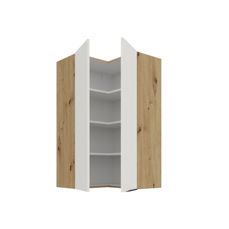 Szafka narożna górna 60 cm AURO WH/AR 60x60 GN-108 2F 90 antyfinger